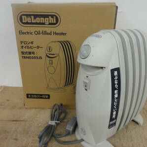 ♪DeLonghi デロンギ 小型オイルヒーター TRN0505JS 通電確認 ※現状品 ■１２０の画像1