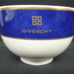 ▼GIVENCHY ジバンシー 湯呑 金彩 八角皿 合計3点 カップ直径約8.5cm×高さ5.5cm 皿幅約30.5cm×高さ2.5cm×奥行16.5cm ※ジャンク品 ■60の画像2