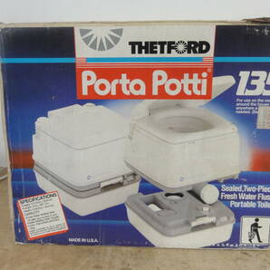 ♪未使用 ポータブルトイレ 簡易トイレ PORTA POTTI ポルタポッティ PP-135 ※現状品 ■１２０の画像9