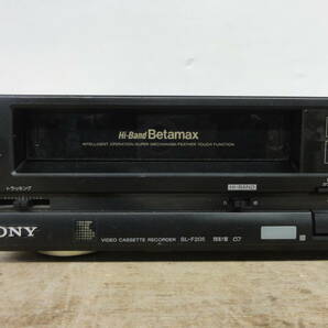 ♪ SONY ソニー ベータ デッキ ハイバンド Betamax SL-F205 通電確認 ※現状品 ■１００の画像8