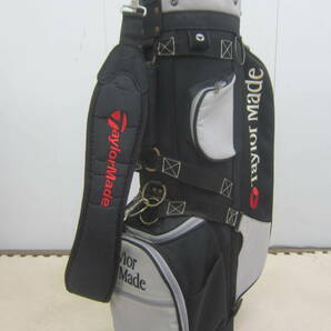 ★87）キャディバッグ・テーラーメイド 「TaylorMade」 6分割 ※サビ汚れ現状品■160の画像2