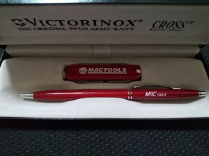 MAC TOOLS:VICTORINX:CROSS　　　　　　マックツールズ　ビクトリノックスマルチツール:クロスボールペンセット