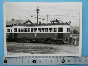 (J52)696 写真 古写真 電車 鉄道 鉄道写真 蒲原鉄道 モハ51 昭和50年10月17日 村松車庫