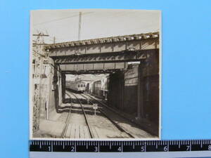 (J53)838 写真 古写真 電車 鉄道 鉄道写真 昭和32年1月28日 横浜駅付近