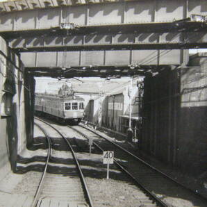 (J53)838 写真 古写真 電車 鉄道 鉄道写真 昭和32年1月28日 横浜駅付近の画像2
