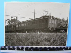 (J53)889 写真 古写真 電車 鉄道 鉄道写真 試運転