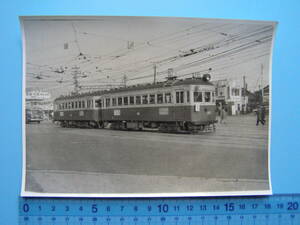 (A44)960 写真 古写真 電車 鉄道 鉄道写真 32号 浜大津行 路面電車