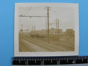 (J53)982 写真 古写真 電車 鉄道 鉄道写真 昭和25年頃
