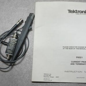 [SK][D4042260] Tektronix テクトロニクス P6021 AC電流プローブ MANUAL付きの画像1