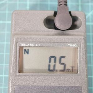 [NZ][T225160] KANETEC カネテック TESLA METER テスラメーター TM-501 磁束密度計 ケース等付きの画像5