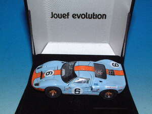 1/43 フォード GT 40、ジョエフ社製 JOUEF EVOLUTION FORD ミニカー