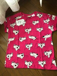 ZARA ピンクパンサー総柄 半袖Tシャツ