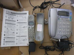 [ Junk treat ]*SHARP* cordless answer phone machine *CJ-BL7* parent machine only electrification verification * power supply attaching *