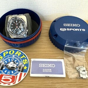 SEIKO 5 SPORTS RALLY DIVER SQUARE JDM セイコー 5 復刻版 7S36-0070 23石自動巻き デイデイト ラリーダイバーの画像1