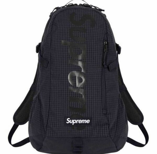 Supreme Backpack 24SS Week1 シュプリーム　バックパック　リュック　ボックスロゴ　リップストップ　チェック黒 box logo 