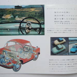 【カタログのみ】 R360 クーペ KRBB KRBC 発行年不明 昭和35年 1960年頃 マツダ 東洋工業 カタログ ★美品の画像2