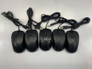 １円スタート！！【未検査品】ELECOM USB mouse 5個セット [Etc]