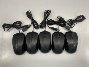 １円スタート！！【未検査品】ELECOM USB mouse 5個セット [Etc]