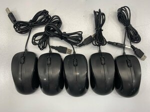 １円スタート！！【未検査品】ELECOM USB mouse 5個セット [Etc]