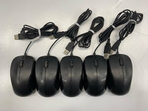 １円スタート！！【未検査品】ELECOM USB mouse 5個セット [Etc]