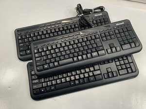 【未検査品】Microsoft Wired Keyboard 3個セット [Etc]