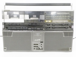 02 00-000000-00 [Y] SHARP シャープ GF-808S SEARCHER-W FM/AM ステレオ ラジオ カセット 大型 ラジカセ 旭00