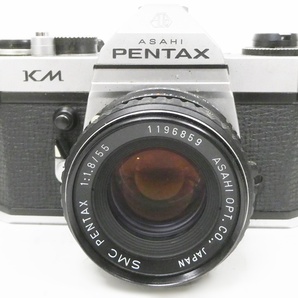 02 67-592642-03 [Y] ASAHI PENTAX アサヒ ペンタックス KM ボディ レンズ 1:1.8/55 / 1:2.5～3.5 f=35-70ｍｍ / 1:4/200 セット 旭67の画像2