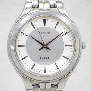 01 07-593788-18 [Y] SEIKO セイコー DOLCE ドルチェ 腕時計 ソーラー V181-0AC0 メンズ 札07