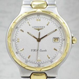 01 07-593881-19 [Y] LONGINES Longines Conquest 4018 quartz wristwatch Date men's .07