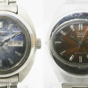 02 68-593097-08 [Y] CITIZEN シチズン COSMOSTAR V2 28800 Q&Q MEC 4-120 442 動巻 デイデイト 腕時計 2点 セット 旭68の画像1