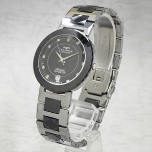 01 07-593511-15 [Y] TECHNOS テクノス SAPPHIRE CERAMIC TUNGSTEN メンズ 腕時計 デイト クォーツ TEM657 札07の画像2