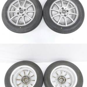 01 00-000000-98 [S] (0406-6) A-TECH SCHNEDER エーテック シュナイダー ホイール BRIDGESTONE 175/65R14 タイヤ 4本セット 札経00の画像3