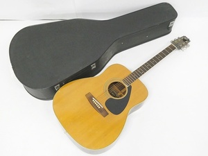 02 68-593839-19 [S] YAMAHA ヤマハ アコースティックギター FG-300J 黒ラベル アコギ ケース付き 旭68