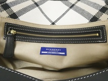 02 68-593843-19 [Y] Burberry バーバリー LONDON BLUE LABEL ブルーレーベル ハンドバッグ ベルト 鞄 旭68_画像9