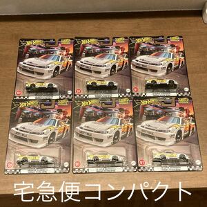 箱配送6台セット ホットウィール ブールバード リバティウォーク LB SUPER SILHOUETTE 日産 SILVIA S15 LBWK シルビア