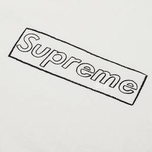 Supreme - KAWS Chalk Logo Tee 白M シュプリーム - カウズ チョーク ロゴ ティー 2021SS の画像3