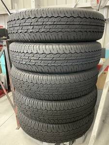 ジムニーシエラ　新車外し　5本　バリ溝　195/80R15 グランドレック AT20