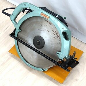 ブレーキ付 丸のこ C15B 382mm 日立工機 動作OK 中古品 100V 14A 2300rpm 最大切込143mm 30×40×63cm 電動工具 HITACHI ヒタチ 木工の画像1