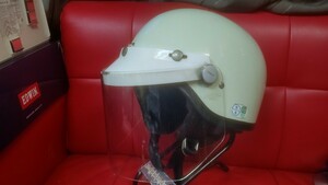 SHOEI Shoei helmet half at that time SS-1 Vintage retro over hell Motocompo Monkey Police Tachibana kno- Marushin Junk 