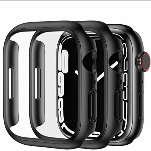 コンパチブル Apple Watch 41mm ケース（２個入り）カラー:ブラック/黒シェルタイプ:ハード