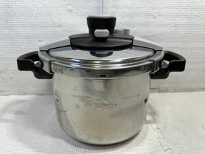 T-falti fur ruclipsoklipso home use pressure cooker DIFFUSAL France made 6L used present condition goods 