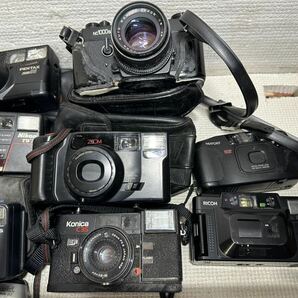 コンパクトカメラ フィルムカメラ デジカメ 等 まとめ売り OLYMPUS /KONICA/ Nikon/他 25点セット ★ 現状品 ジャンクの画像6