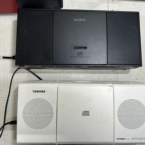 【まとめ売り】 CDラジオ SONY ZS-E30 / TOSHIBA TY-C23 Panasonic SC-HC29 Victor NX-PB10-B ステレオ CD 4点セット★通電確認済みの画像5