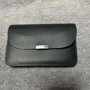 DIGAWEL GARSON PURSE Calf leather ネイビー　ディガウェル　ギャルソンパース