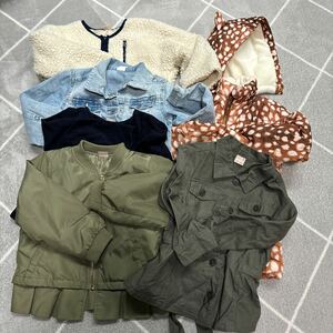 セット　まとめて　H&M プティマイン　petit main サイズ110ジャケット ジージャン　アウター