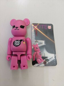 ベアブリック シリーズ３ CUTE ピンク 爆弾 キュート BE@RBRICK 100% メディコムトイ MEDICOMTOY カードあり 