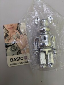 未開封 BE@RBRICK シリーズ13 BASIC MEDICOMTOY ベアブリック メディコムトイ ベーシック I カードあり シルバー メタリック 