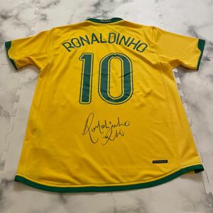ロナウジーニョ選手　ブラジル代表ユニフォーム