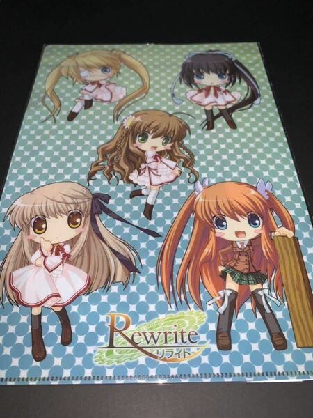 【新品未開封】key Rewrite A4クリアファイル