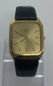 SEIKO セイコー 腕時計 CREDOR クレドール 18K 9570-5040 WATER RES STANT 総重量約31.75ｇ 2N0094 電池切れ